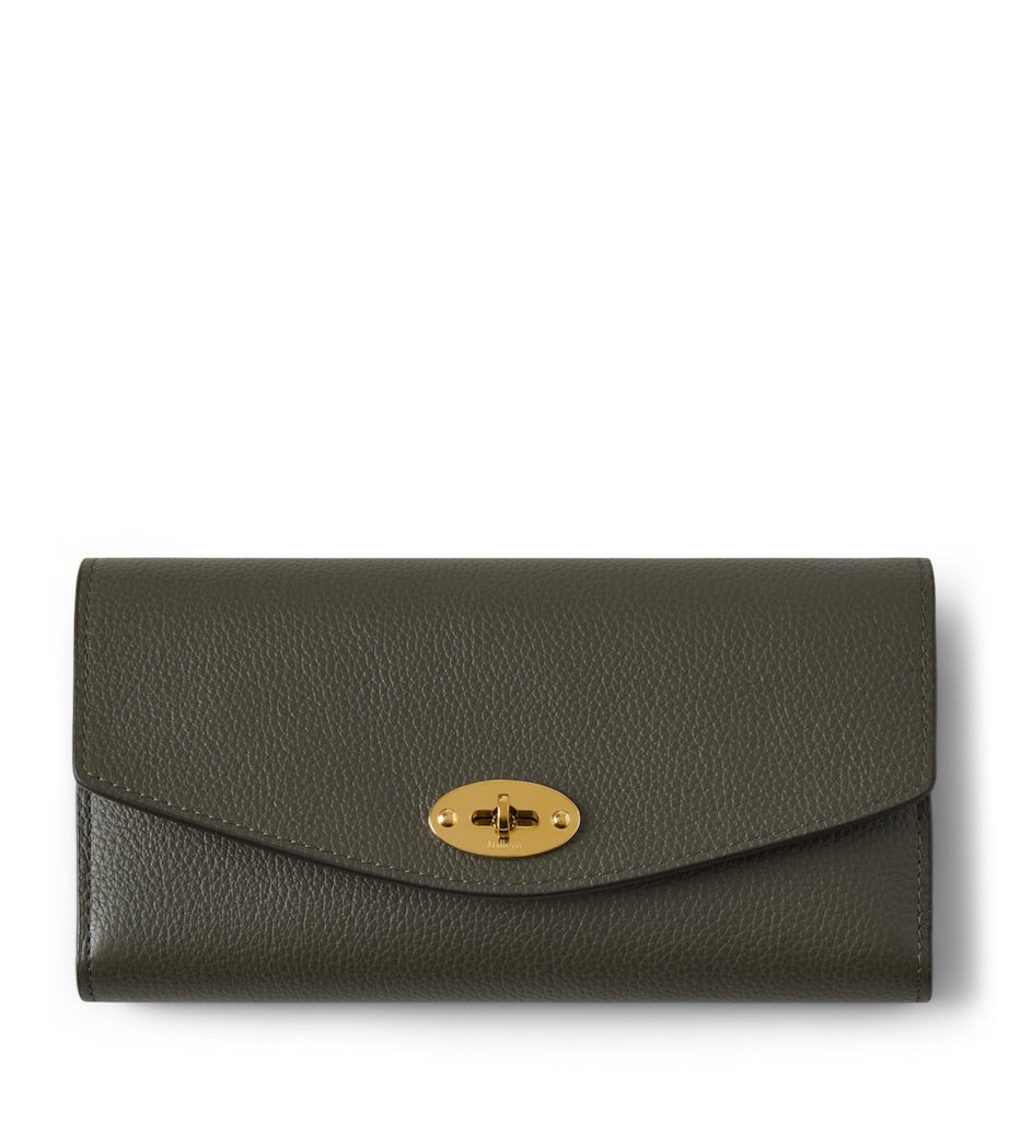 Mulberry GREEN Leather Darley Wallet