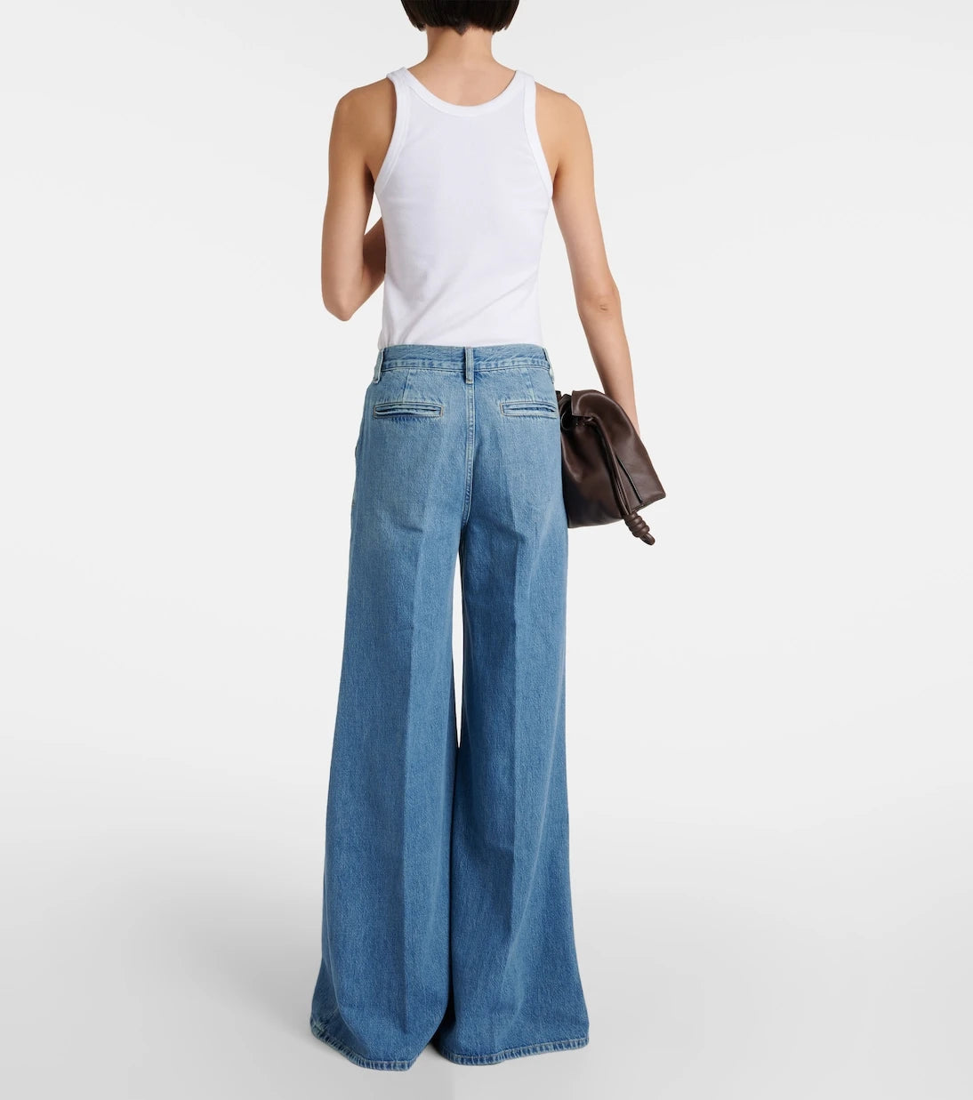 Frame - Extra Wide Leg high-rise jeans