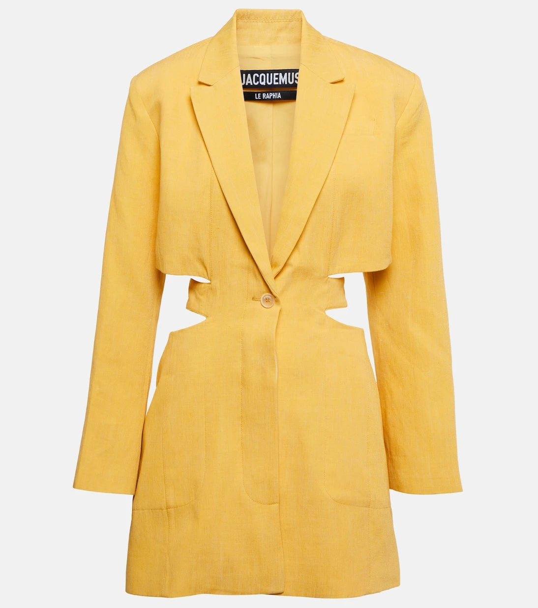 Jacquemus - La Robe Bari linen-blend minidress