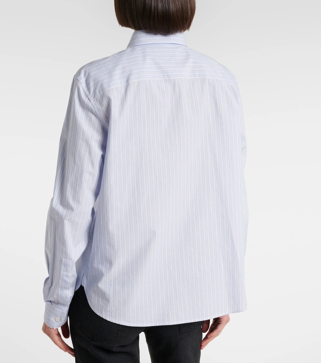 Saint Laurent - Striped cotton poplin shirt