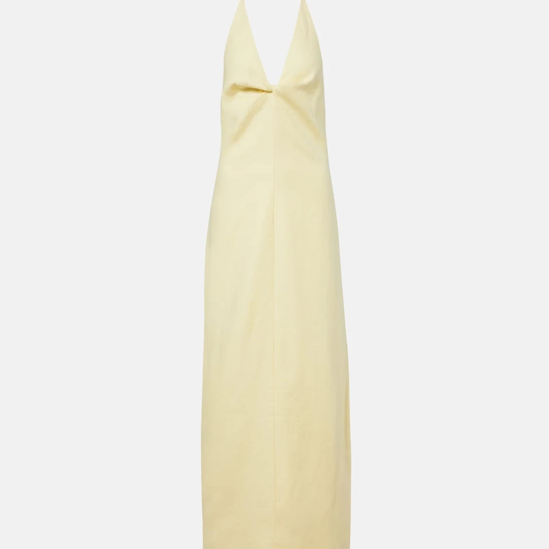 SIR - Halterneck linen maxi dress