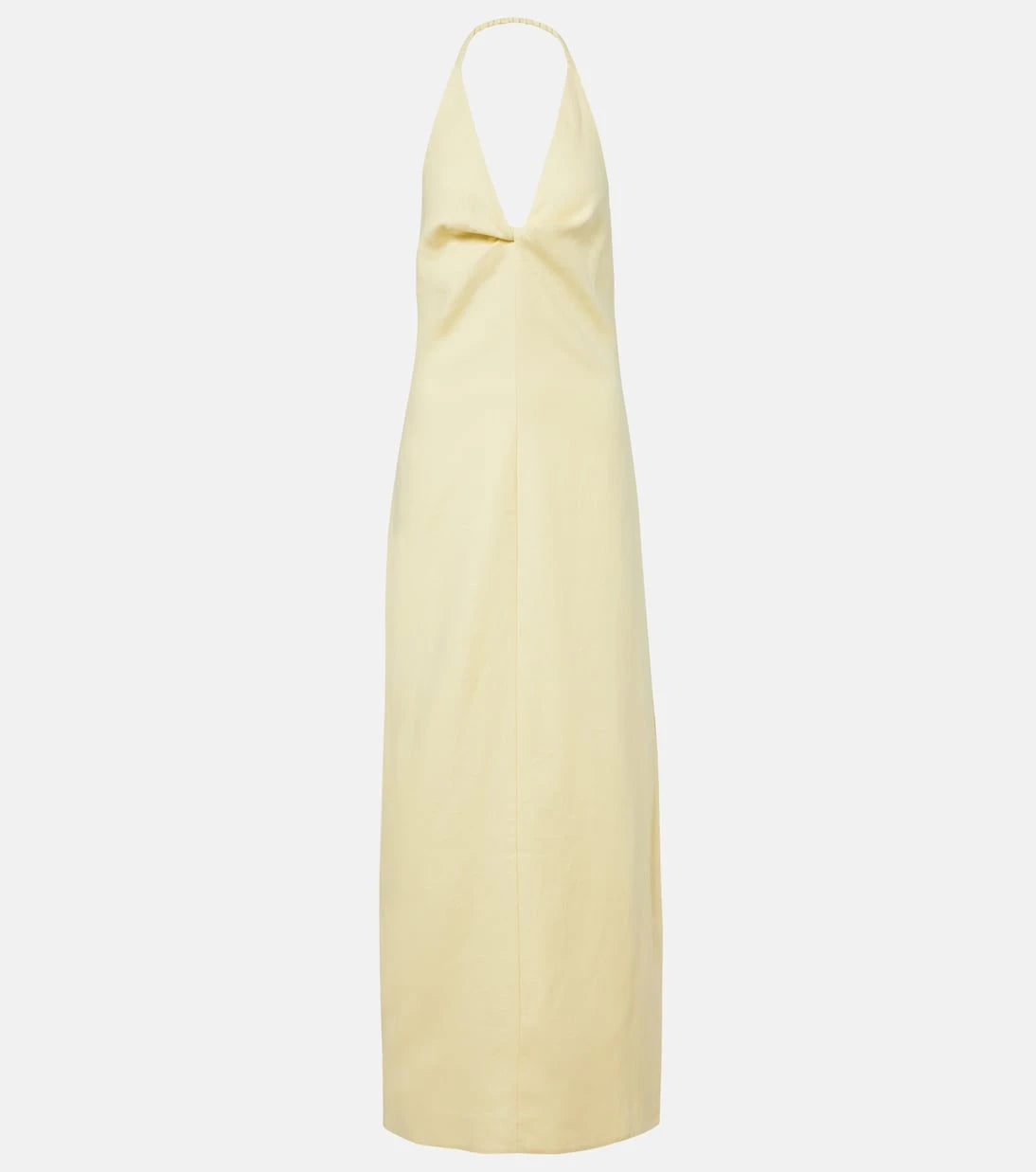 SIR - Halterneck linen maxi dress