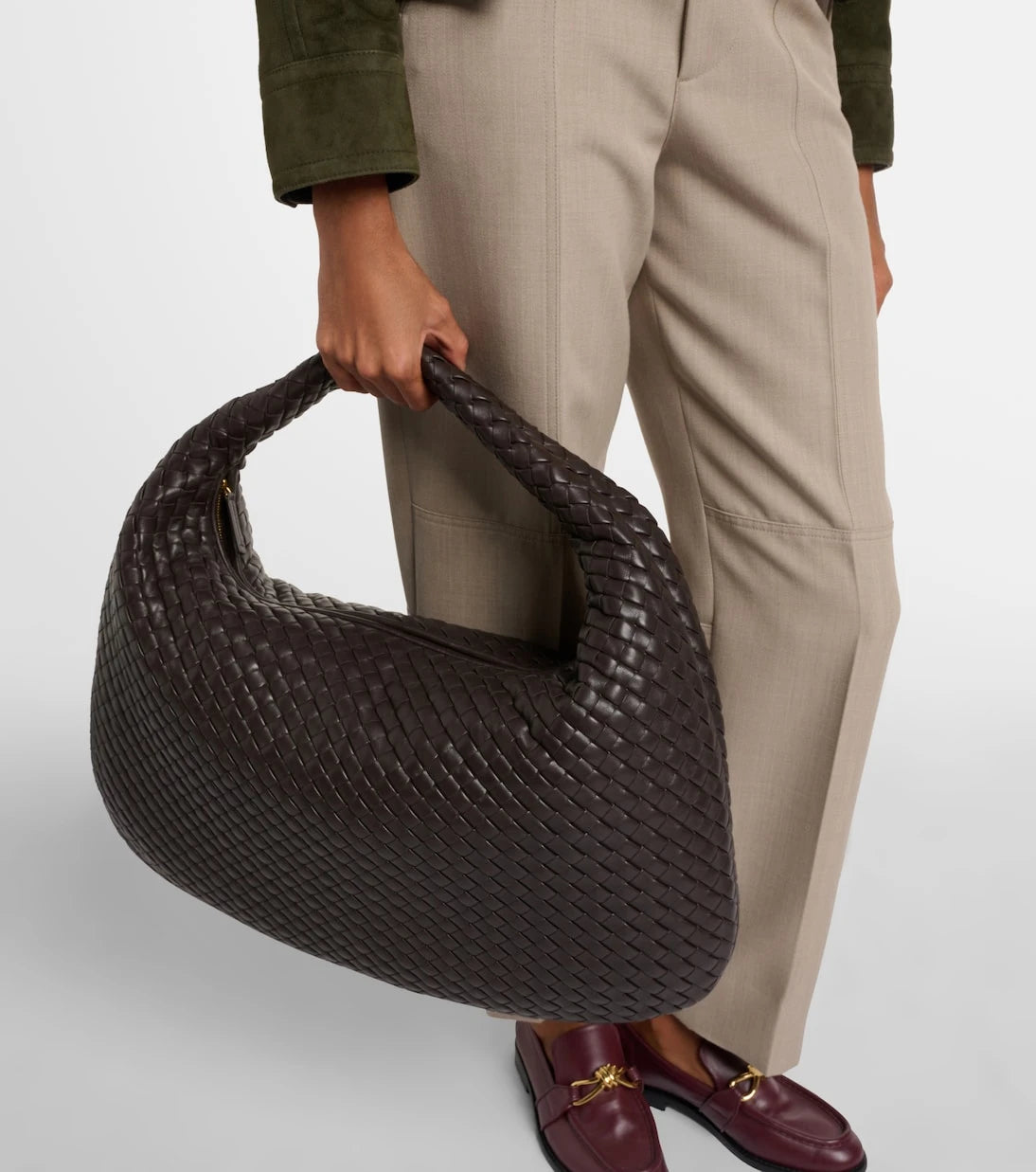 Bottega Veneta - Maxi Veneta Large leather shoulder bag