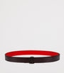 Red Loubi54 Leather Reversible Belt