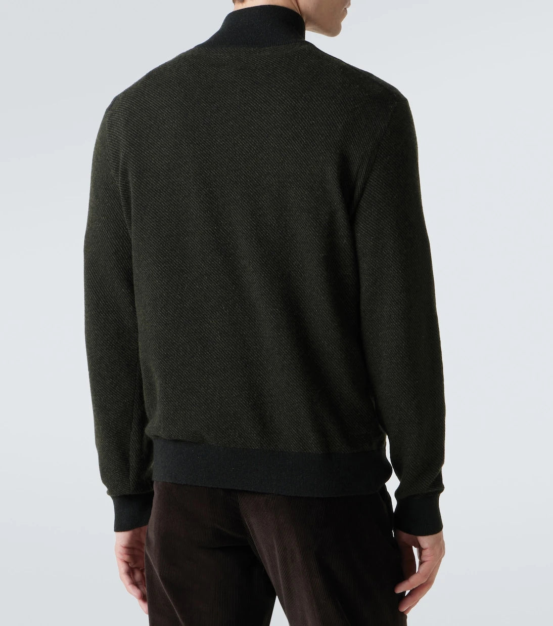 Loro Piana - سويتر كشمير رودستر بنصف سحاب