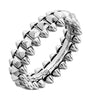 Small White Gold Clash de Cartier Ring
