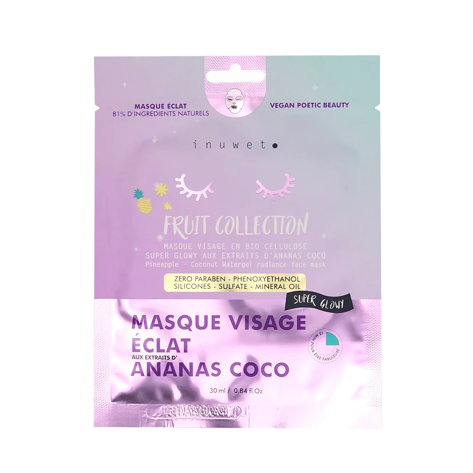 Inuwet - Pineapple Coconut Radiance Face Mask