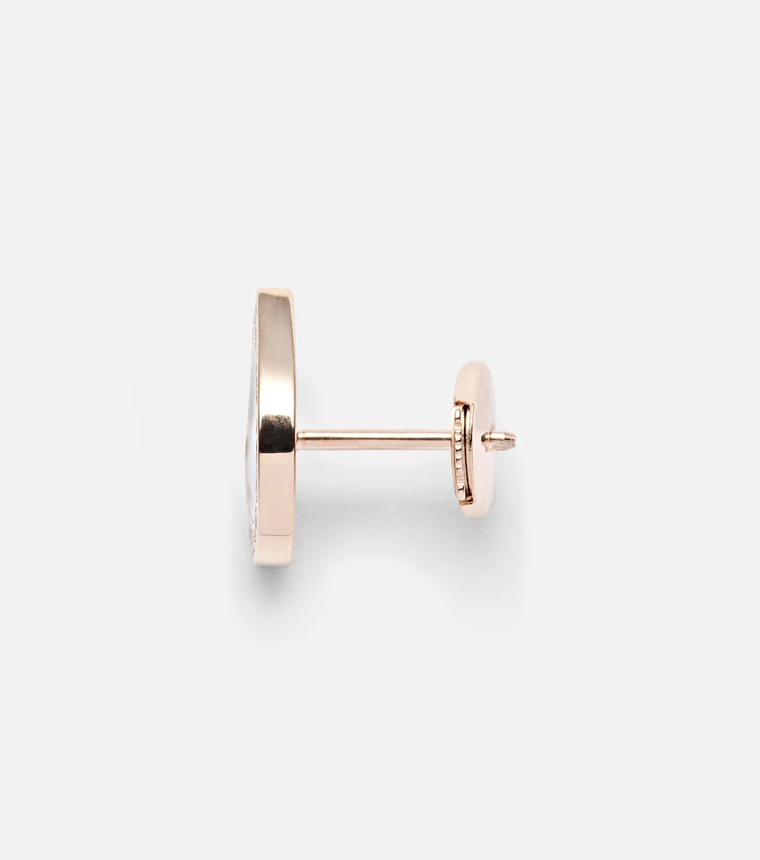 Repossi - Antifer 18kt rose gold single earring with onyx and diamonds