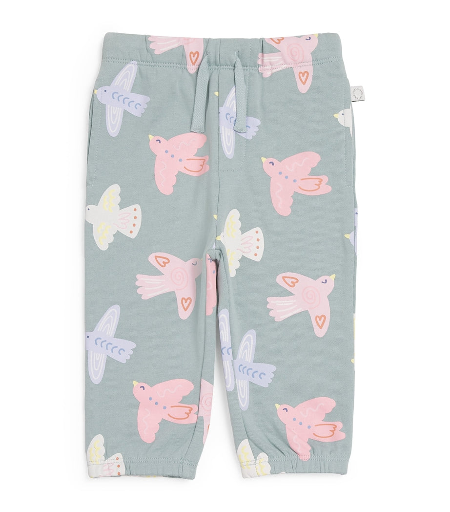 Stella McCartney Kids Bird Print Jersey Sweatpants (3-36 Months)