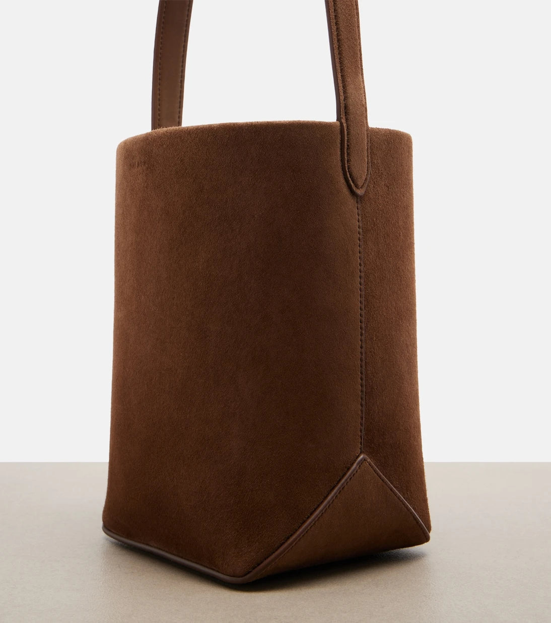 The Row - Park Edge N/S Small suede tote bag