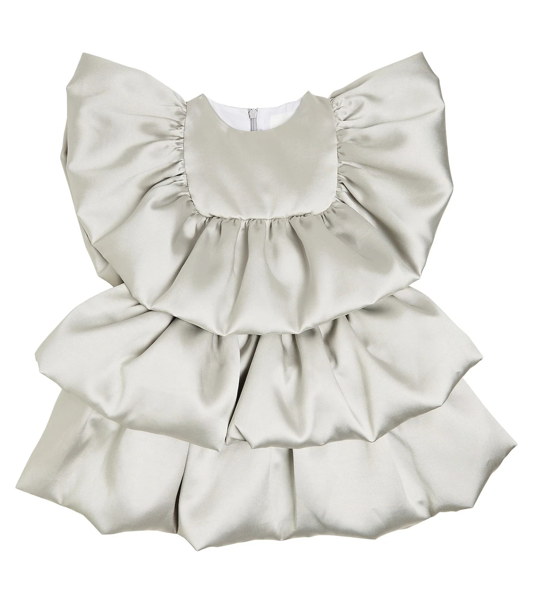 Caroline Bosmans - Tiered satin dress