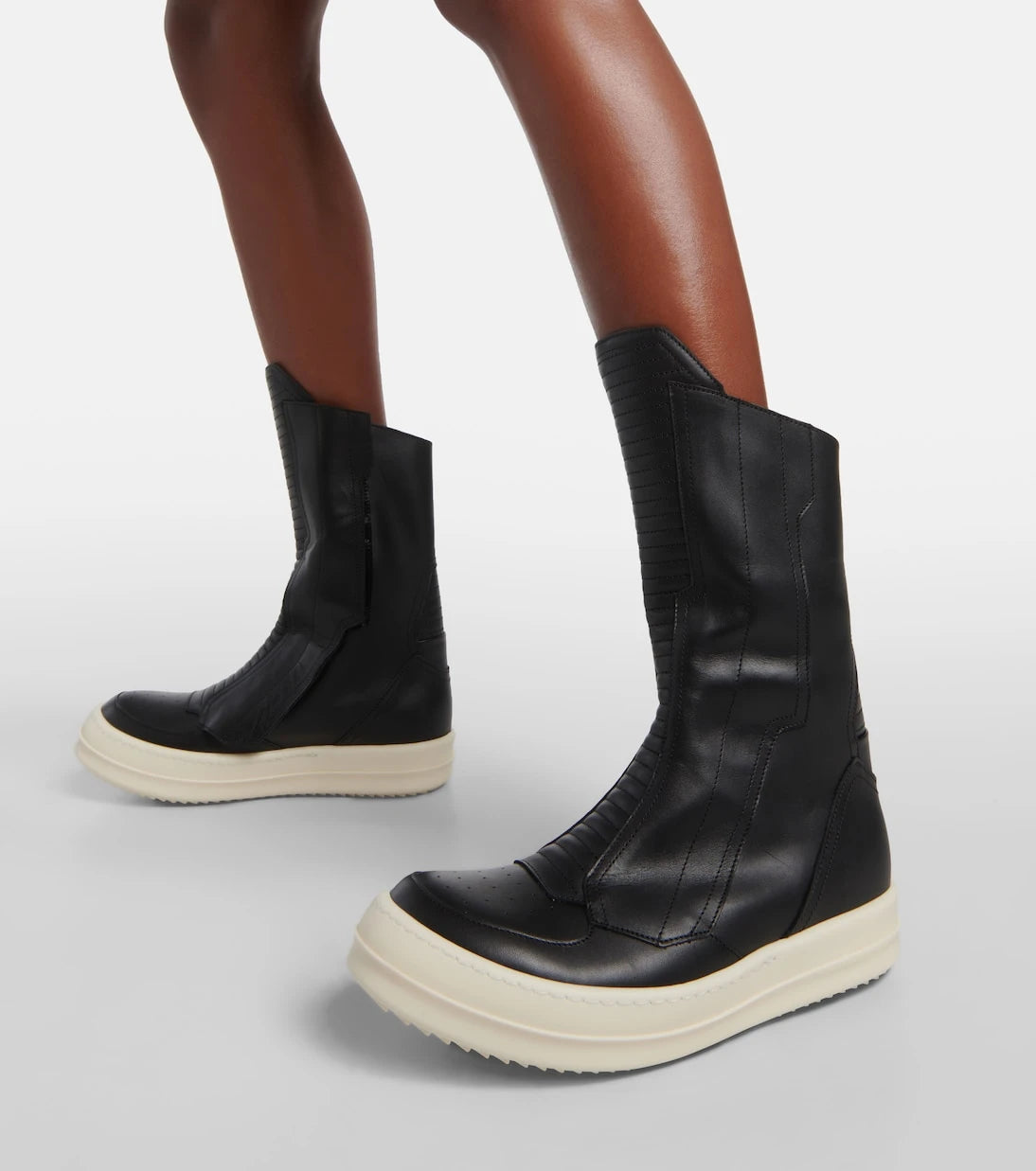 Rick Owens - Leather sneakers