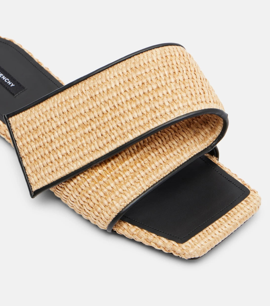 Givenchy - Twisted Ribbon leather-trimmed sandals