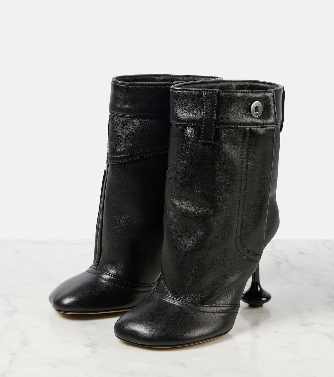 Loewe - حذاء الكاحل Toy Panta 90 الجلدي
