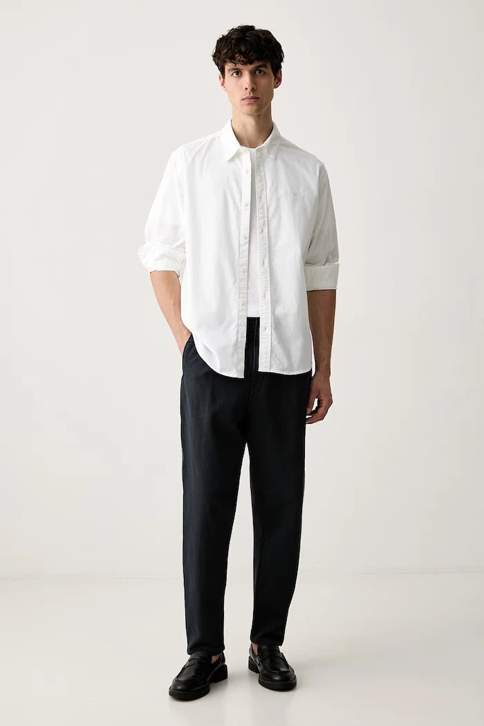 G-Star erkek pamuk pantolon Pleated Chino Relaxed Tapered
