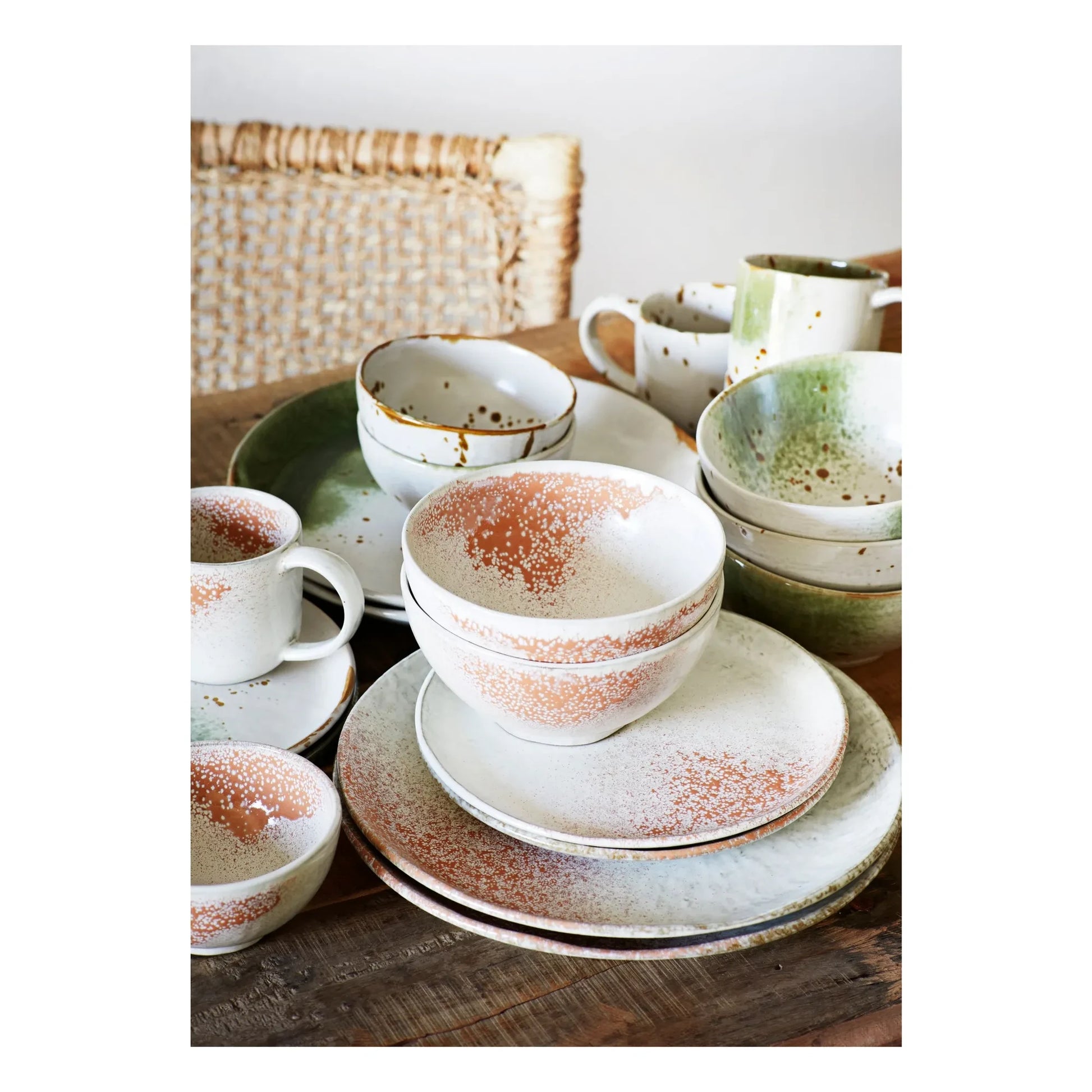 Madam Stoltz - Stoneware mug | White