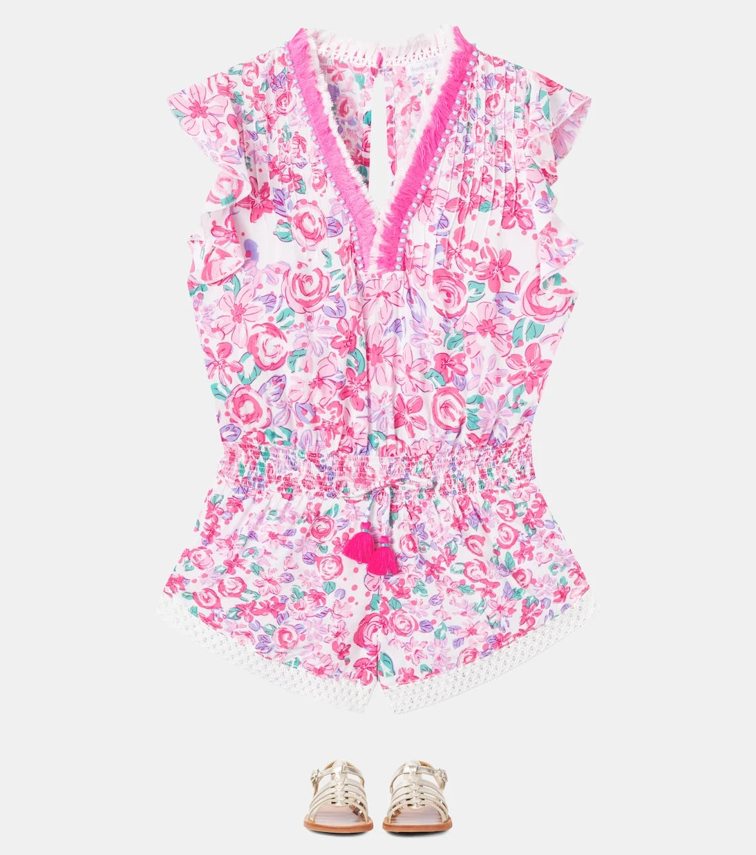 Poupette St Barth Kids - Sasha floral romper