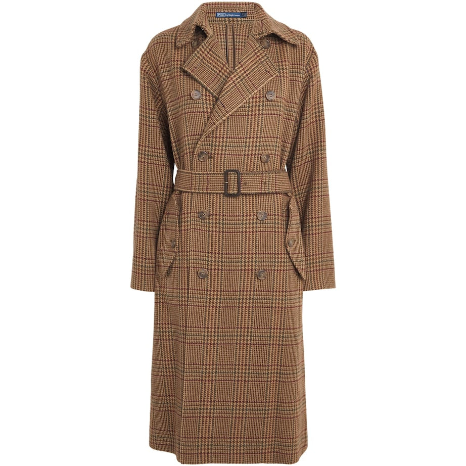 Polo Ralph Lauren Multi Wool Check Car Coat