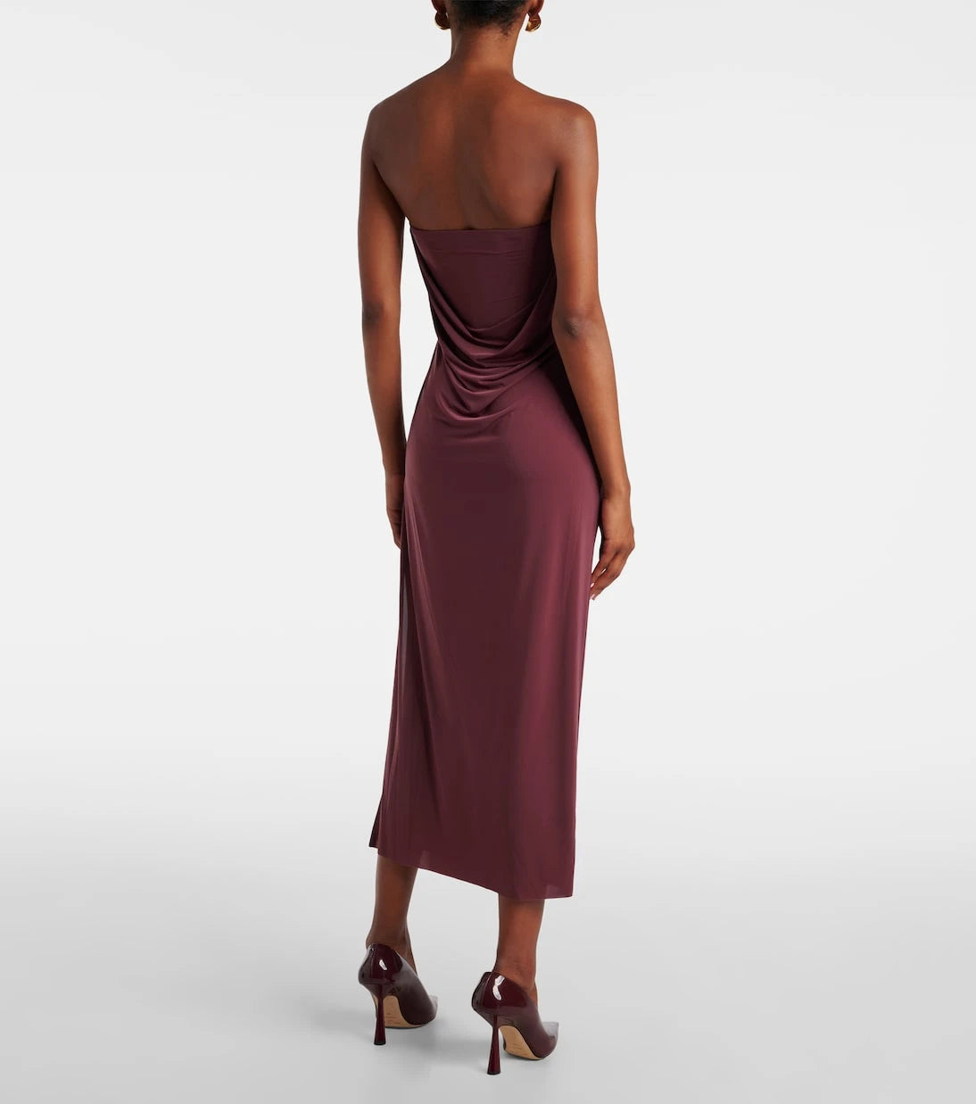 Alex Perry - Draped jersey corset dress