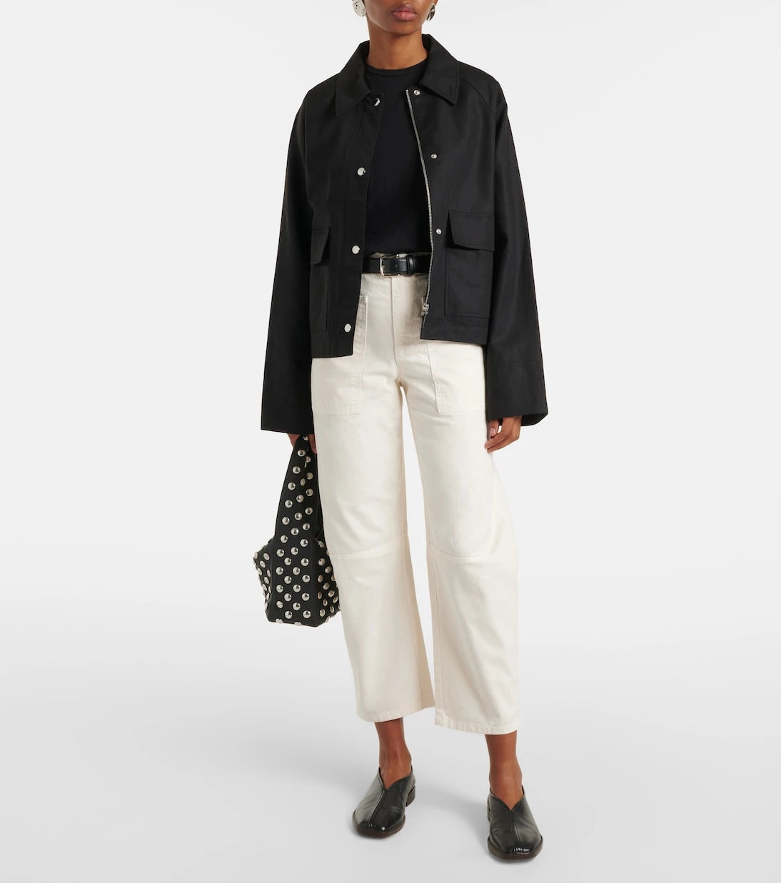 Velvet - Brylie cotton twill wide-leg pants