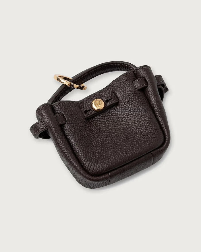 Tory Burch Romy deri kadın anahtarlık