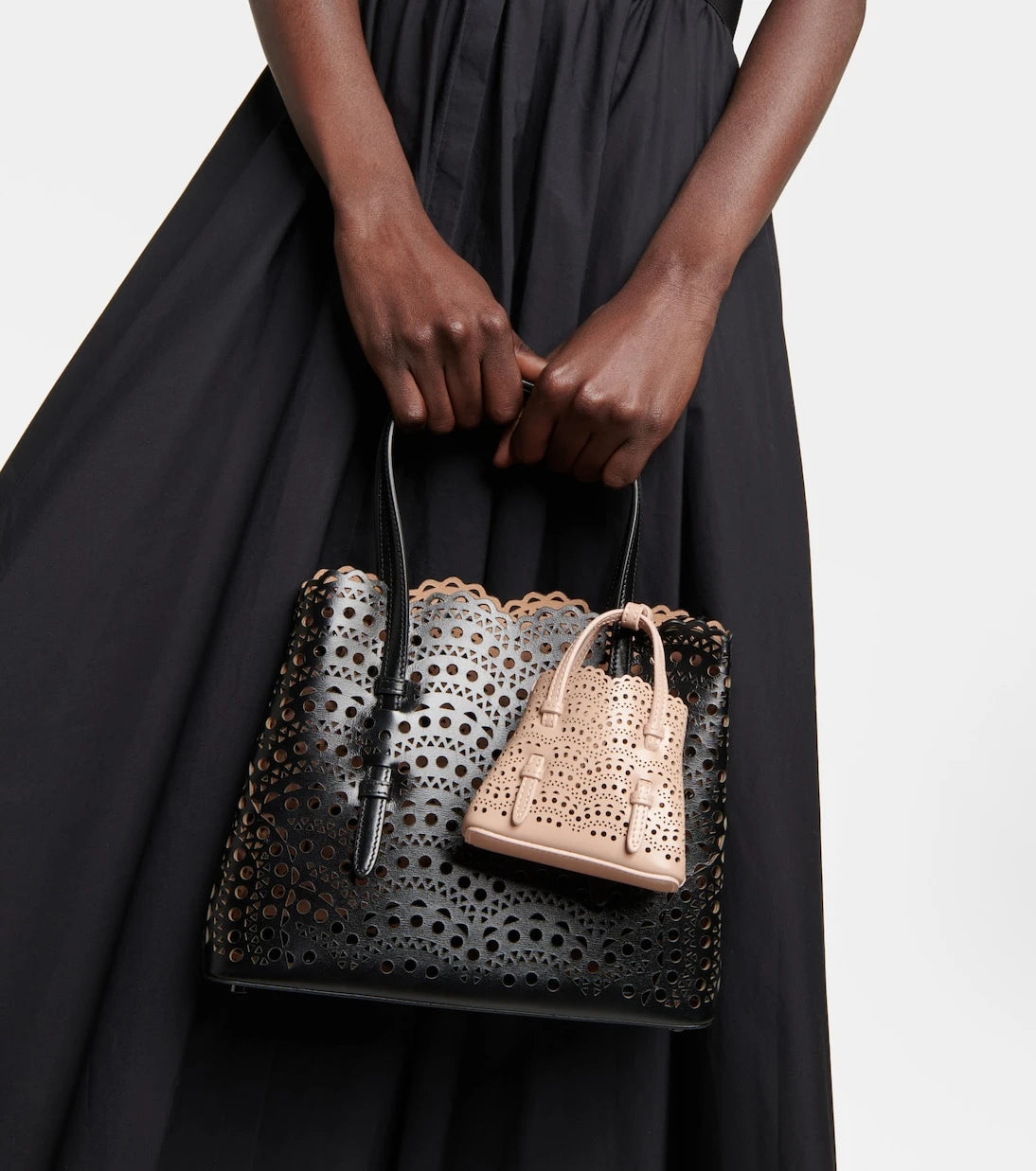 Alaïa - Le Mina Mini leather crossbody bag