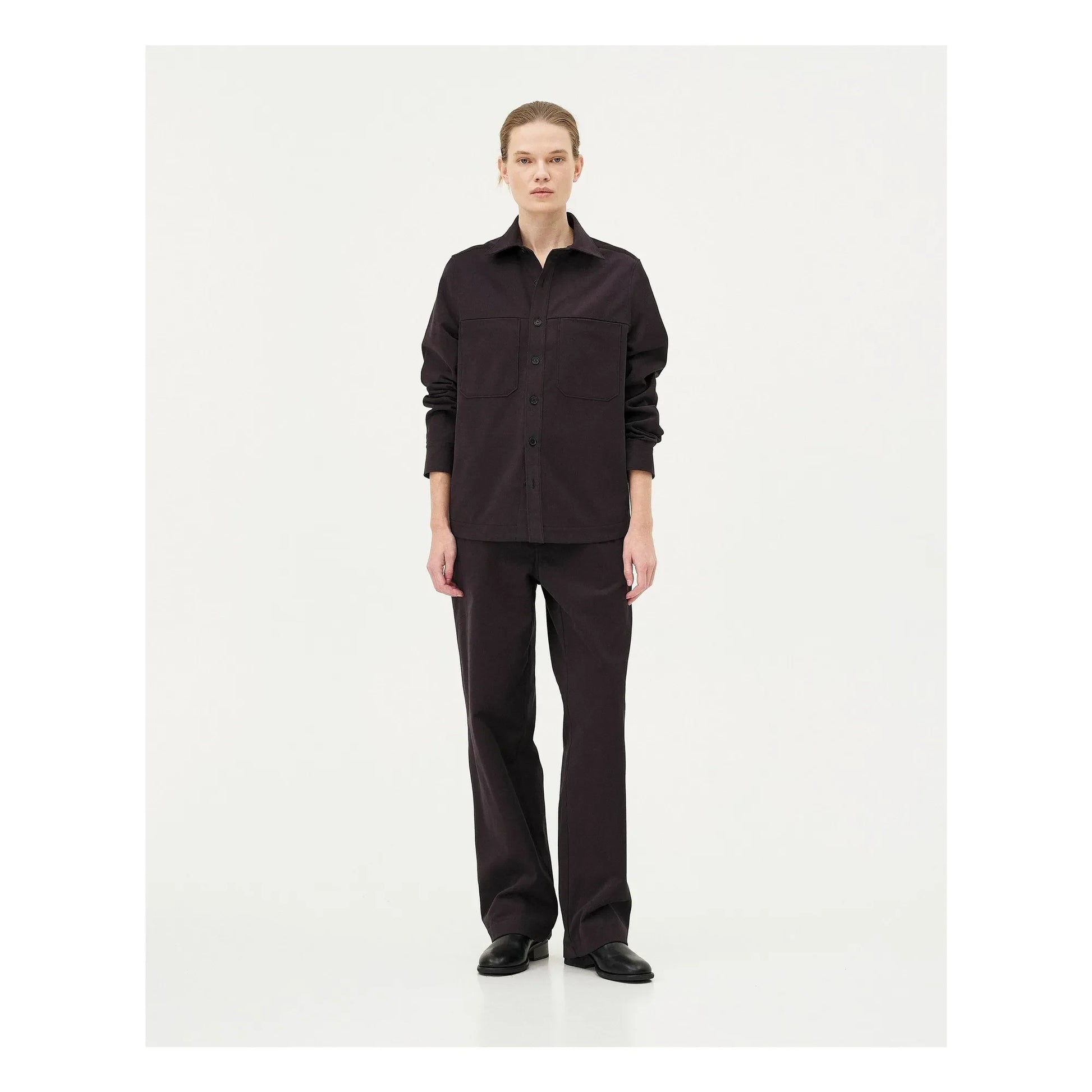 Noyoco - Ottawa Organic Cotton Overshirt | Dark grey
