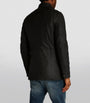 Black Hooded Wax Jacket