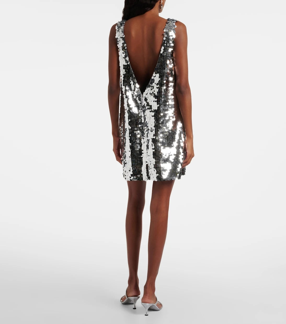 Dolce&Gabbana - Sequined open-back minidress