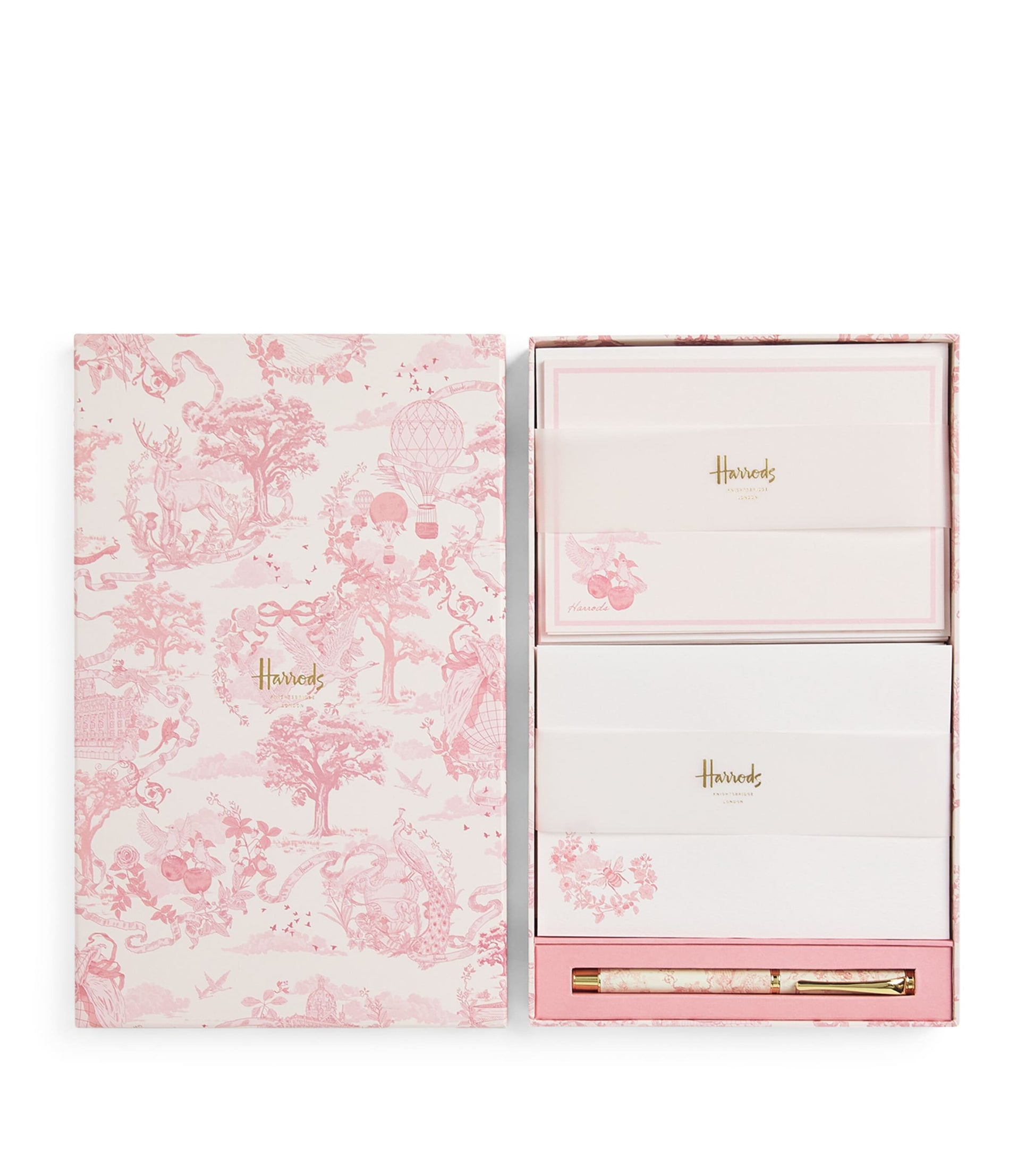 Harrods Toile Letter Writing Set