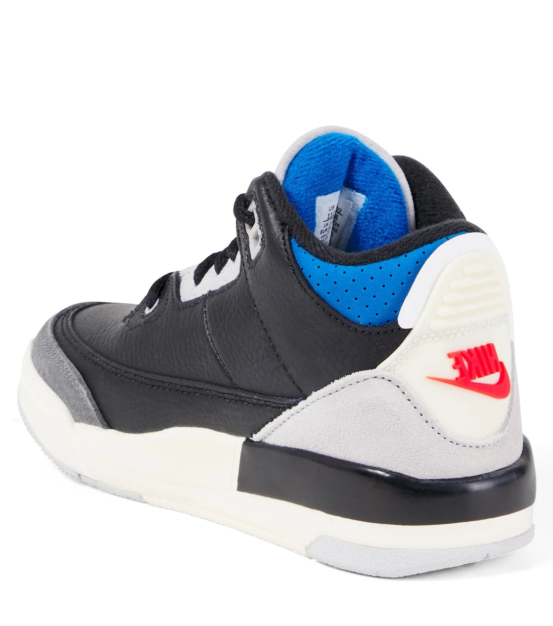 Nike Kids - Jordan Retro 3 OG leather sneakers