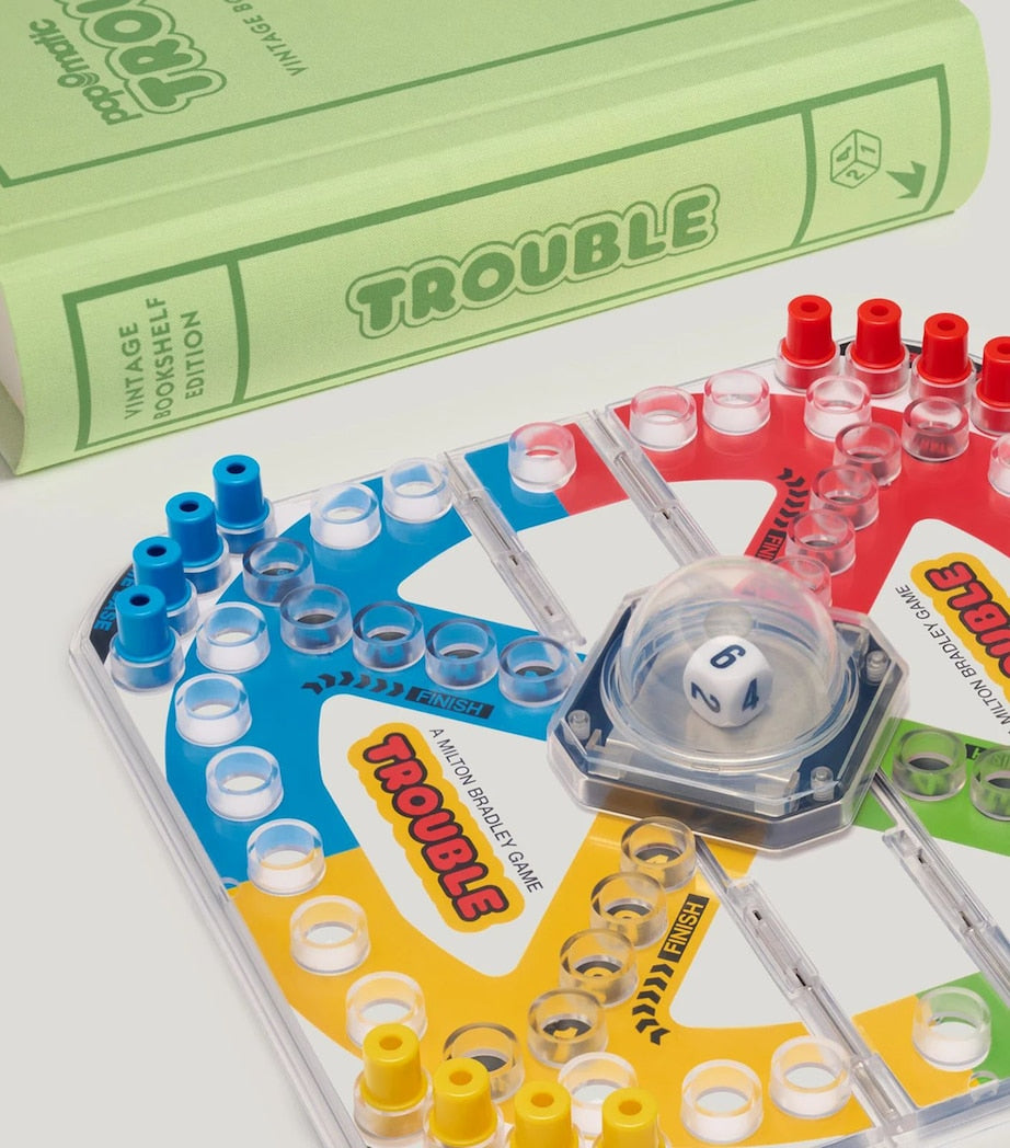 VINTAGE BOOKSHELF Trouble Vintage Bookshelf Edition Board Game