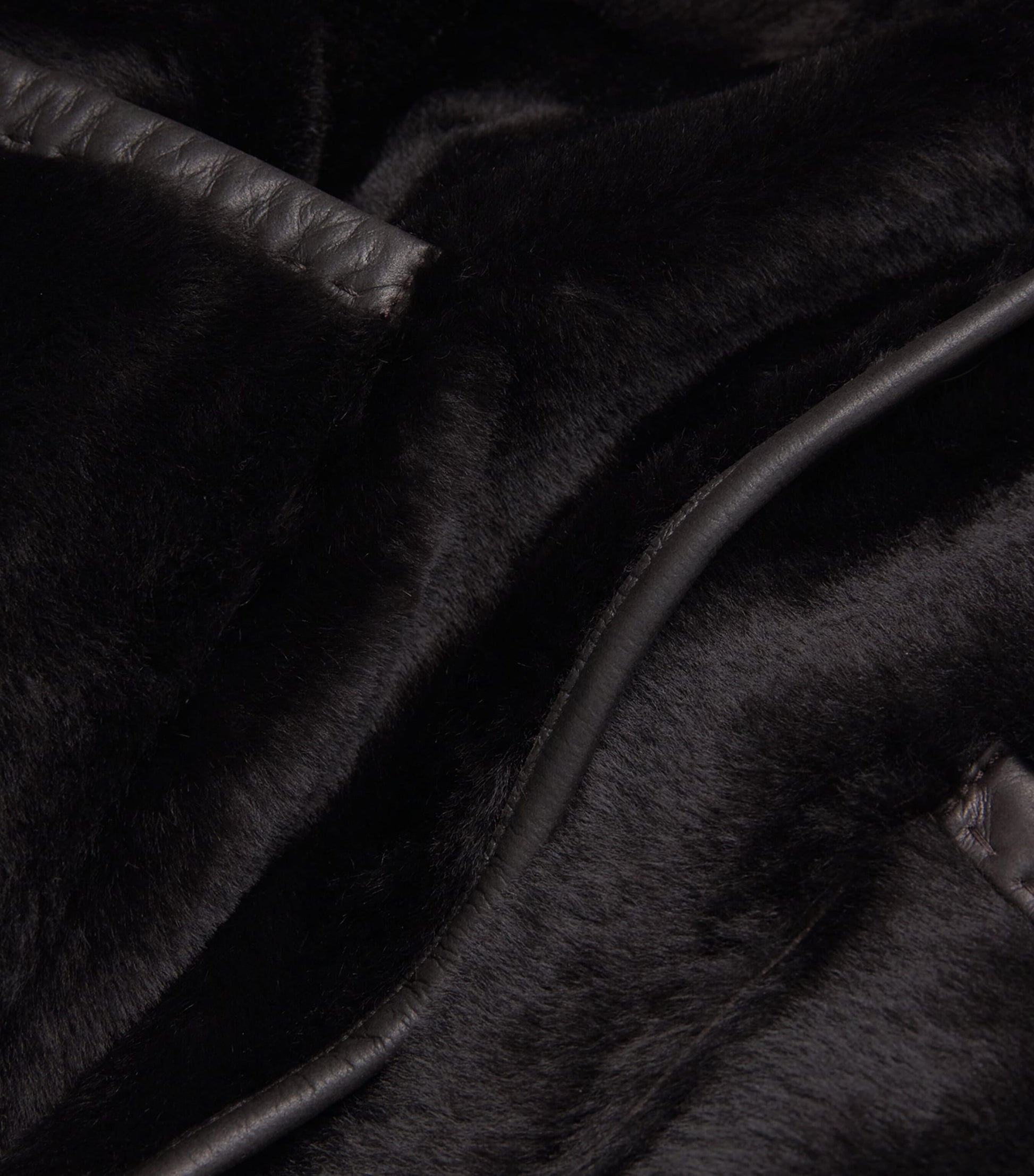 Max Mara Brown Ram Shearling Reversible Coat