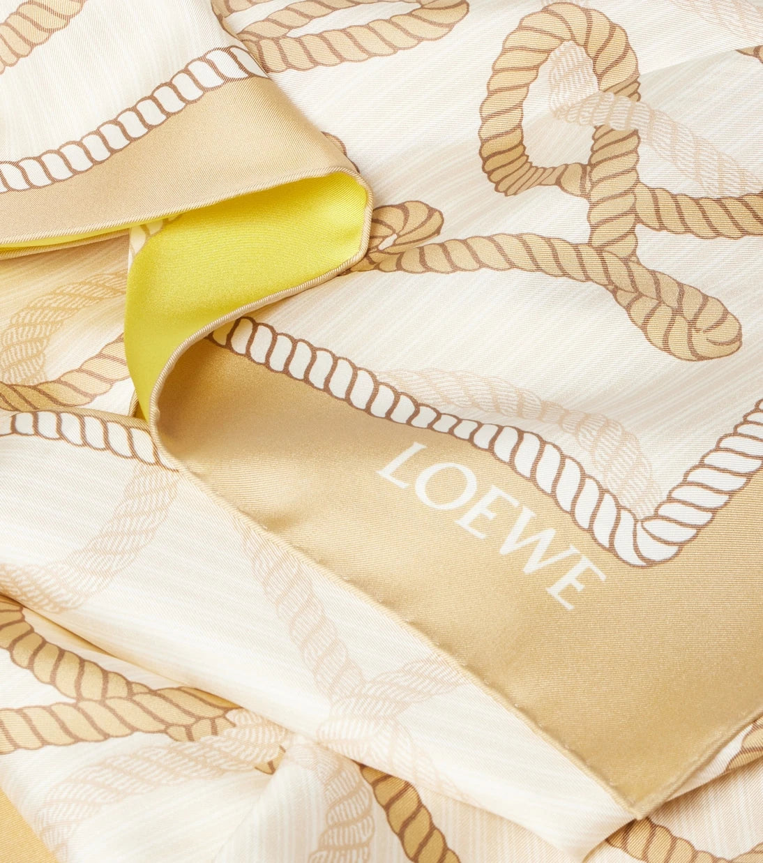 Loewe - Anagram silk twill scarf