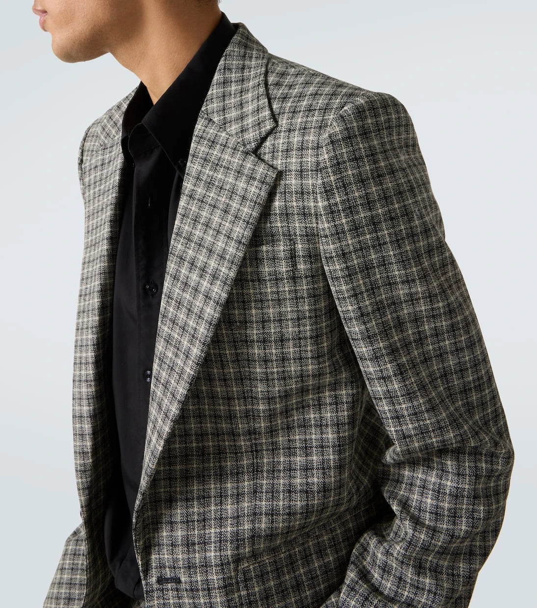Acne Studios - Checked wool suit jacket