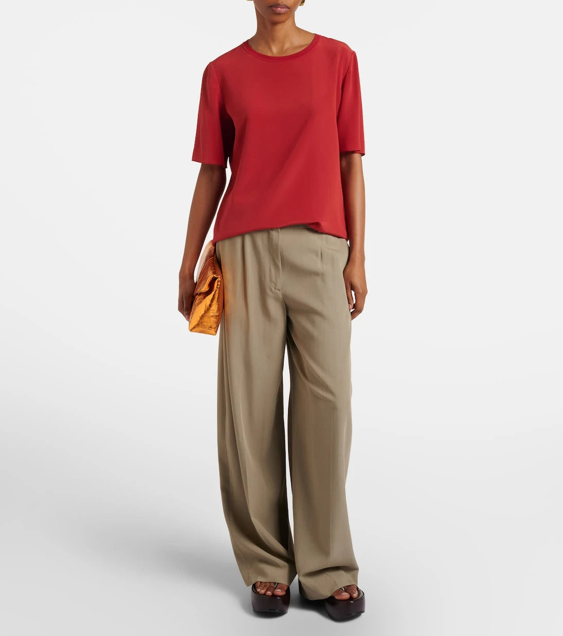 Joseph - Rubin silk crêpe top