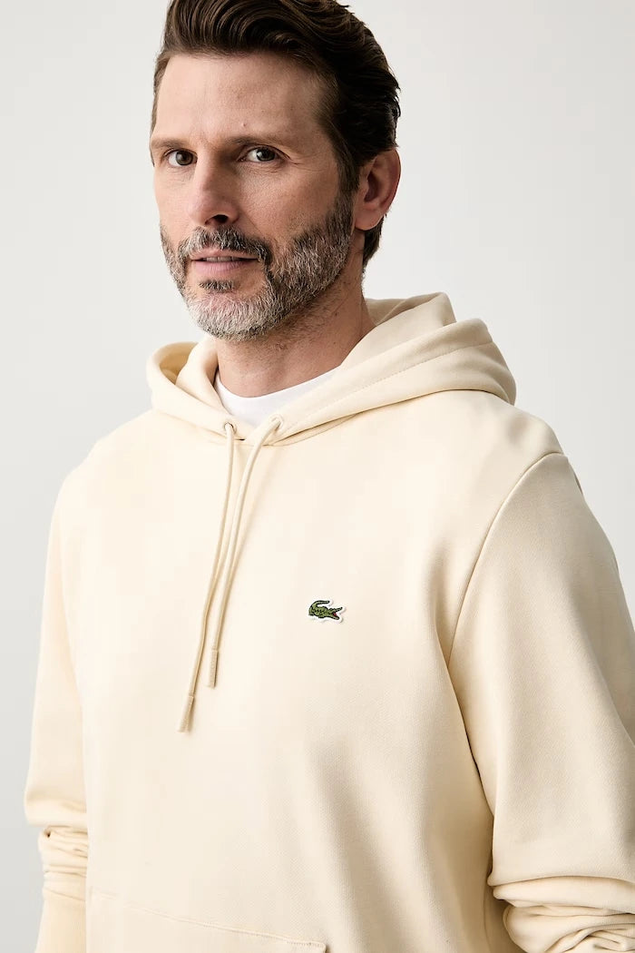 Lacoste erkek pamuklu kapüşonlu sweatshirt