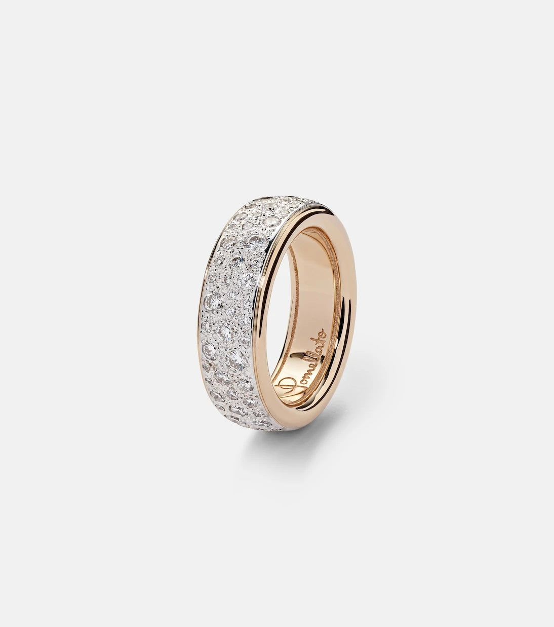 Pomellato - Iconica 18kt rose gold ring with diamonds