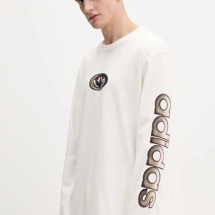 adidas Originals erkek pamuklu uzun kollu bluz