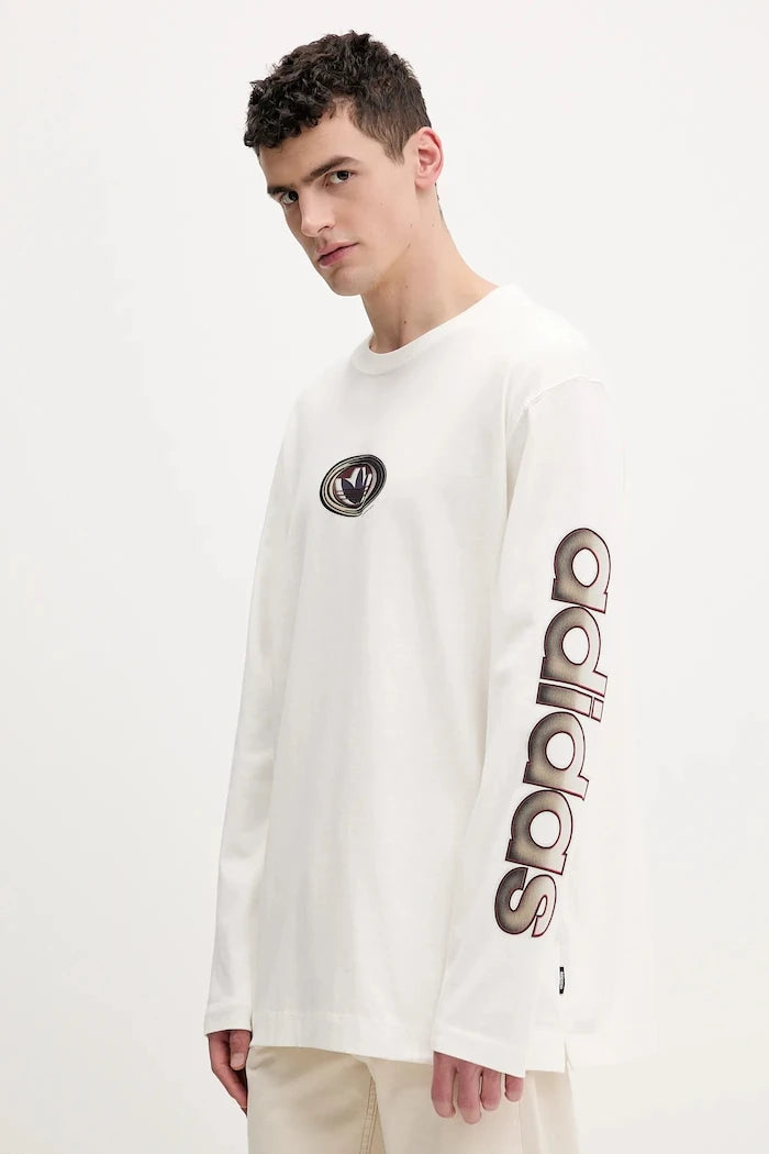 adidas Originals erkek pamuklu uzun kollu bluz