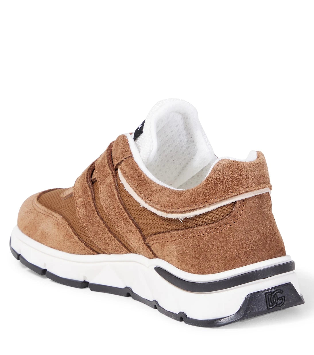Dolce&Gabbana Kids - DG Running suede and mesh sneakers