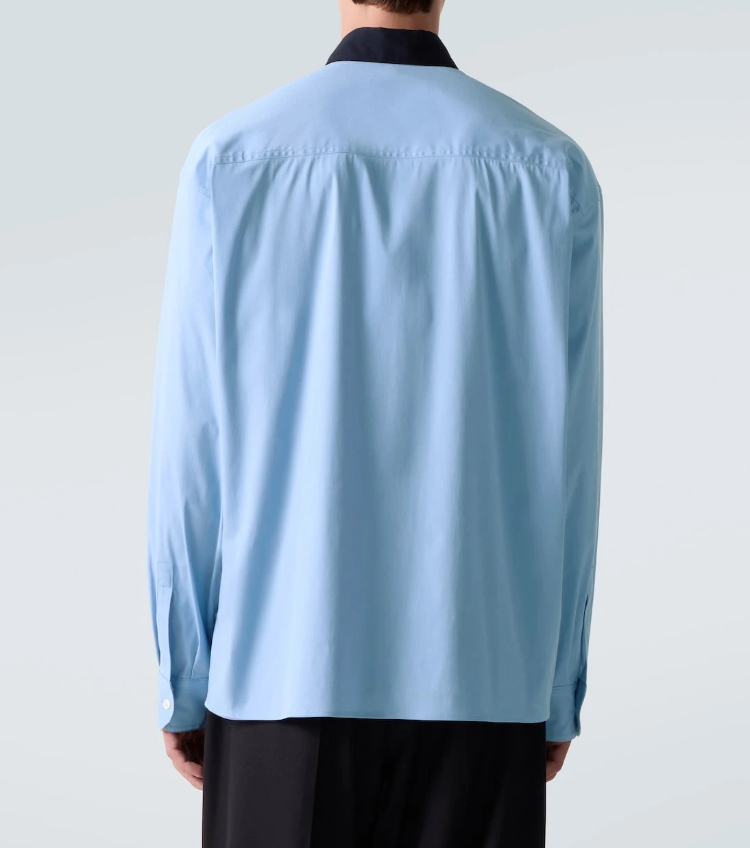 Plan C - Cotton-blend poplin shirt