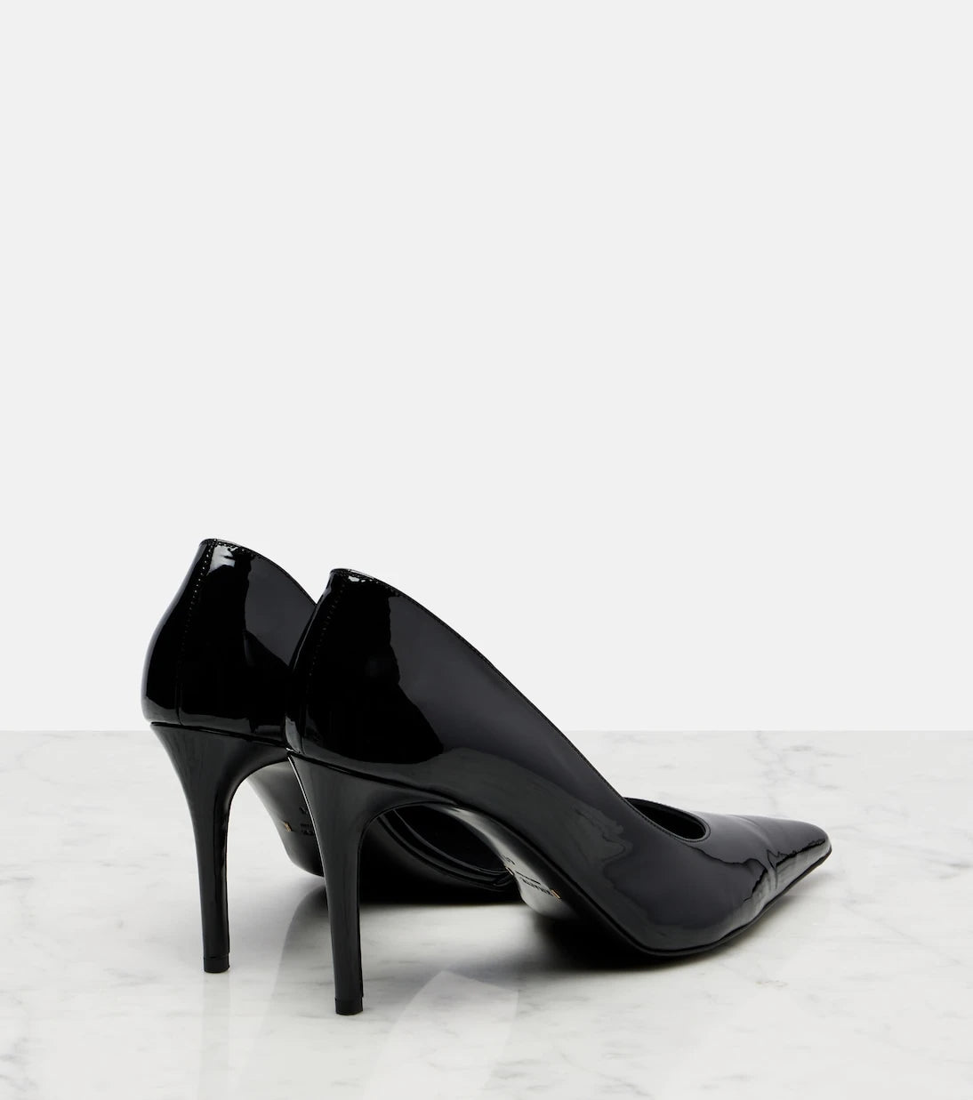 Khaite - Jett D'Orsay 85 patent leather pumps