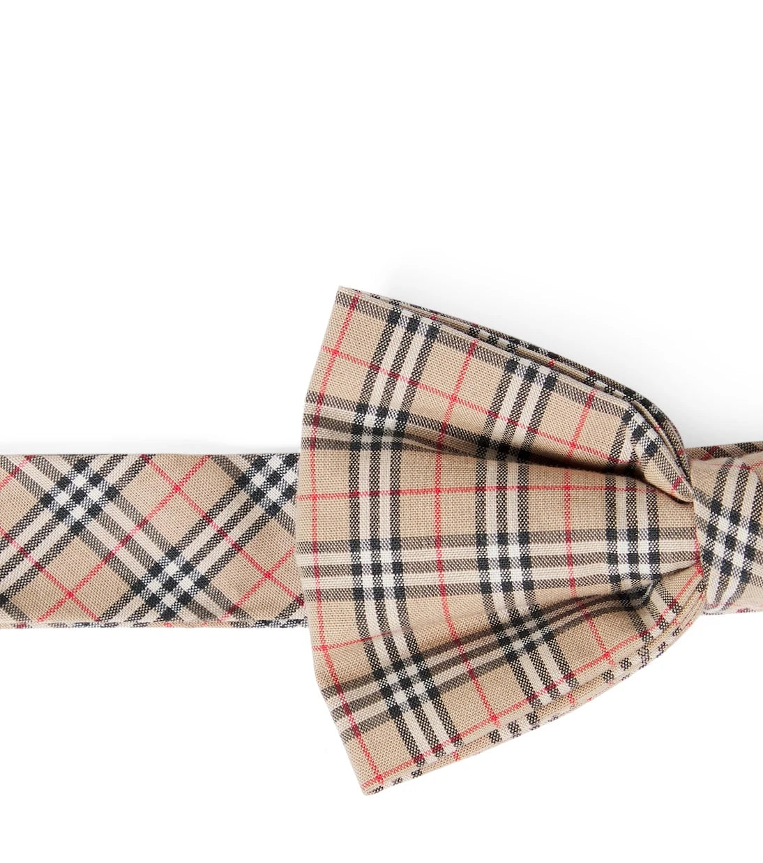 Burberry Kids - ربطة عنق قطنية بنقشة الكاروهات من بربري