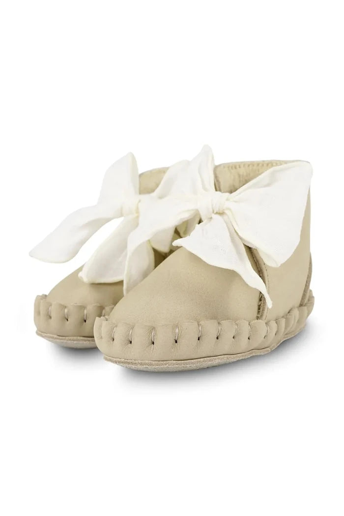 Бебешки кожени обувки Donsje Pina Organza Booties