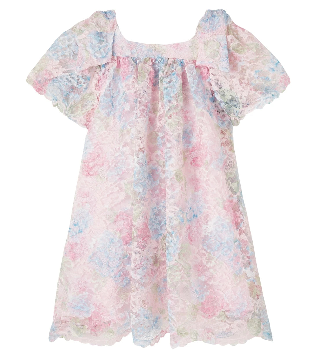 Patachou - Bow-detail lace dress