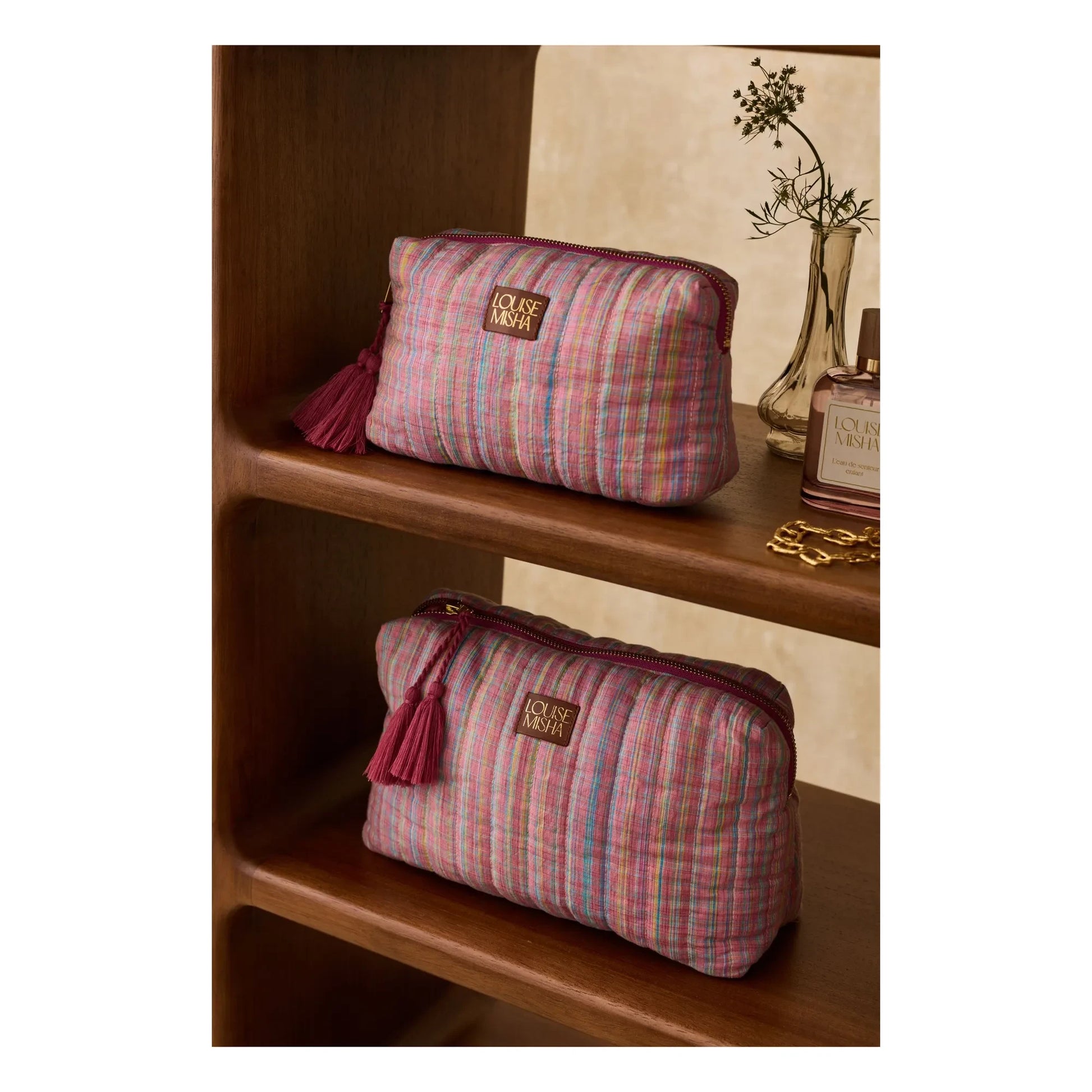 Louise Misha - Teiki toiletry bag | Pink