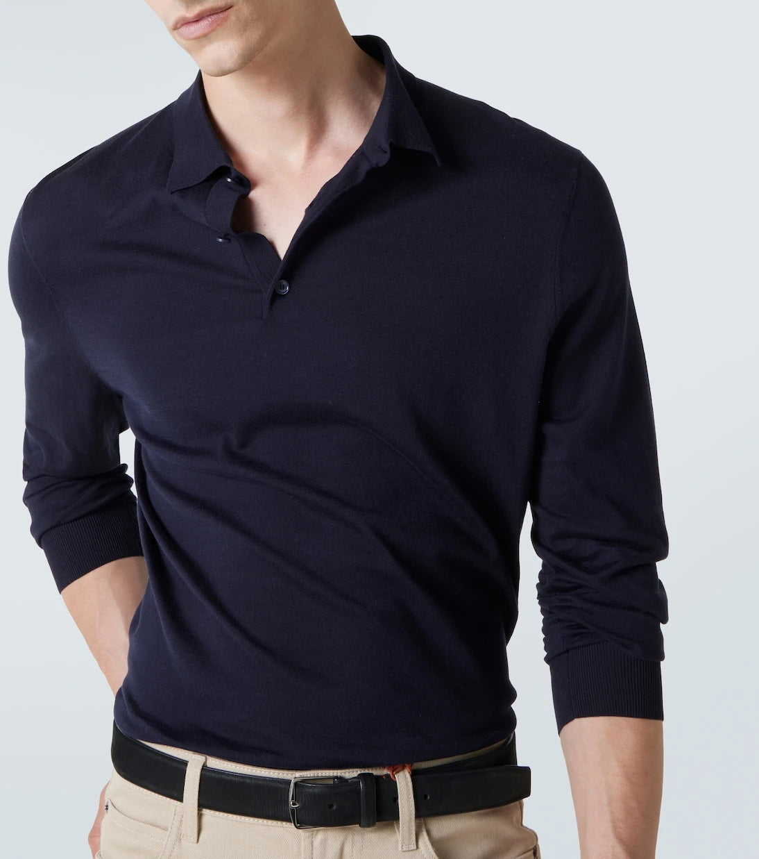 Loro Piana - قميص بولو قطني