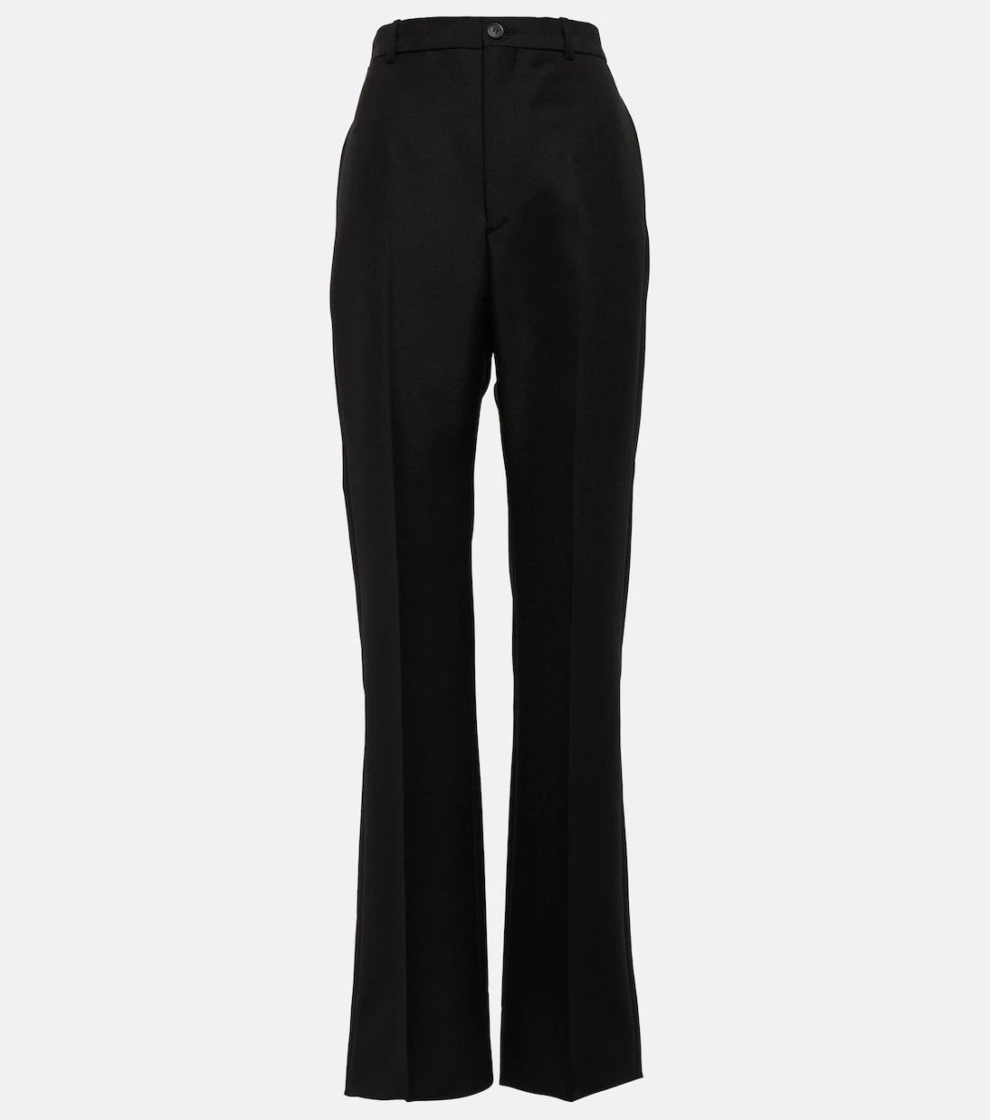 Balenciaga - High-rise virgin wool pants