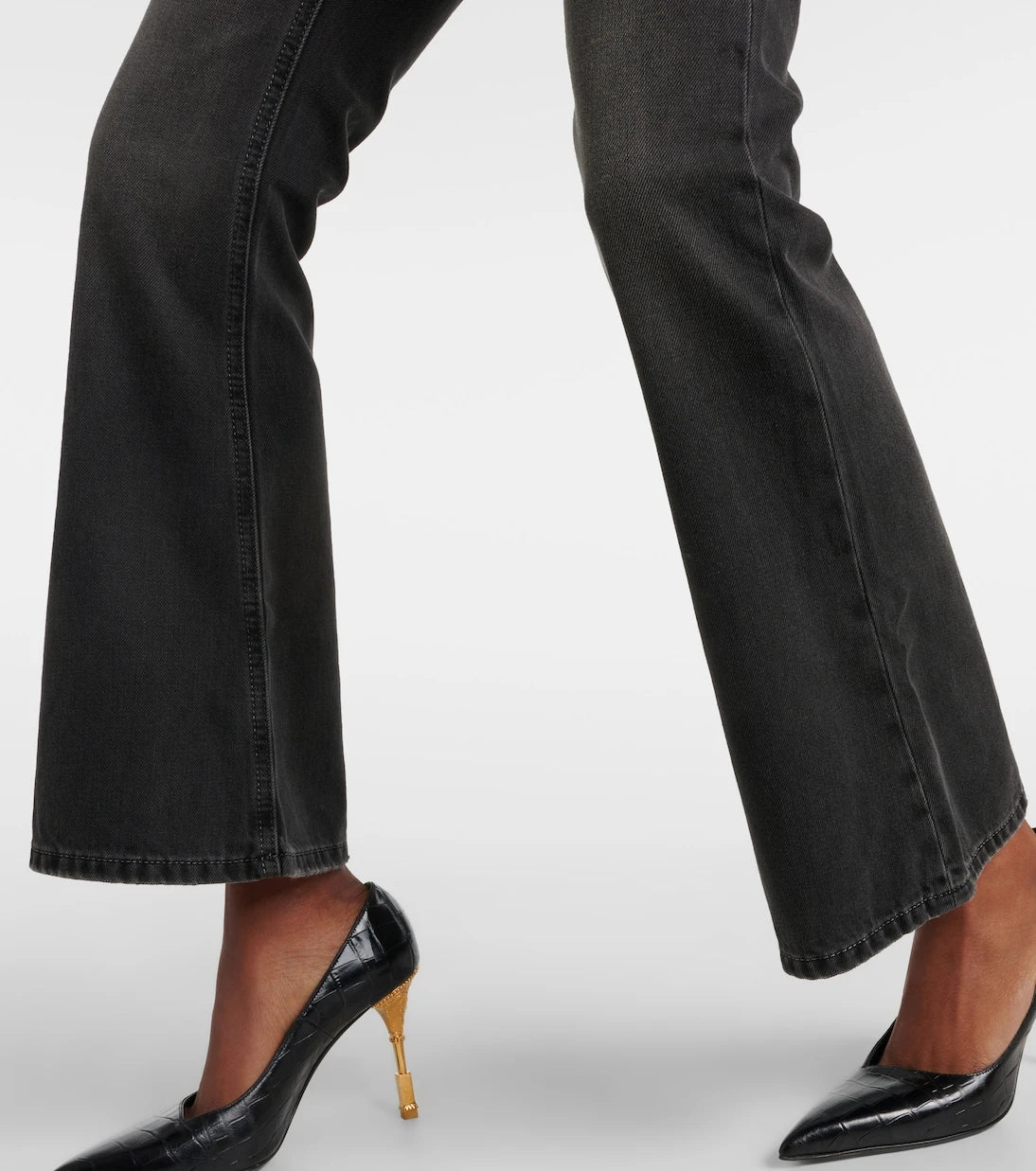 Balmain - Western low-rise bootcut jeans